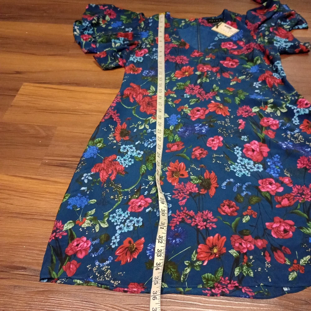 hatch the grace maternity dress in blue queen floral
